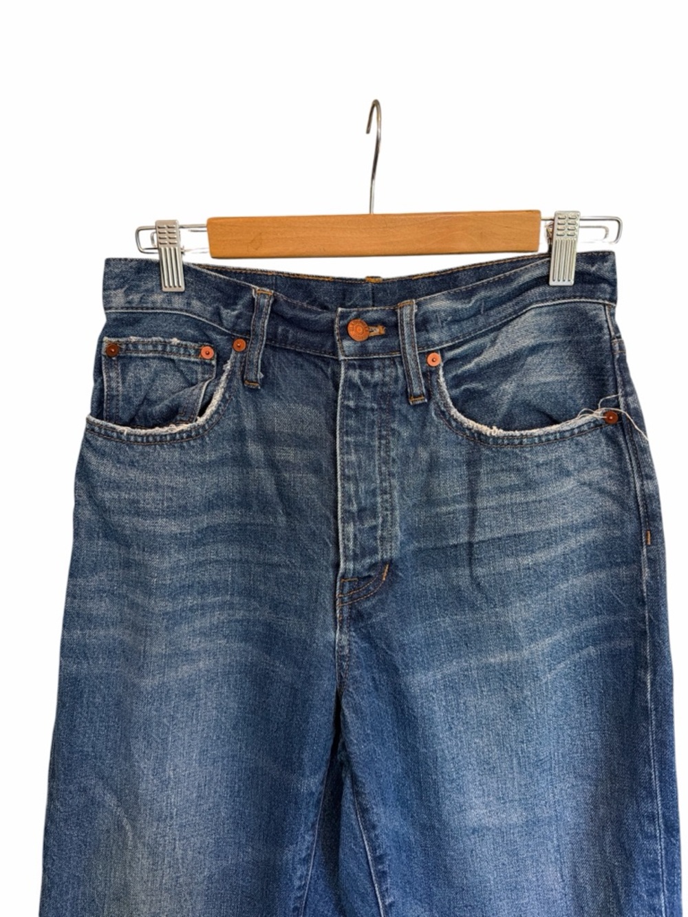 Madewell The Dad Jean Size 26 High Rise Straight Leg Vintage Wash Denim Jeans - Picture 7 of 8